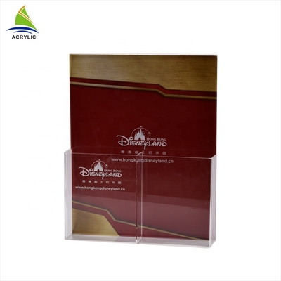 Moderner Acrylbroschüren-Halter, Acrylbroschüren-Halter für Büro CCC-Bescheinigung