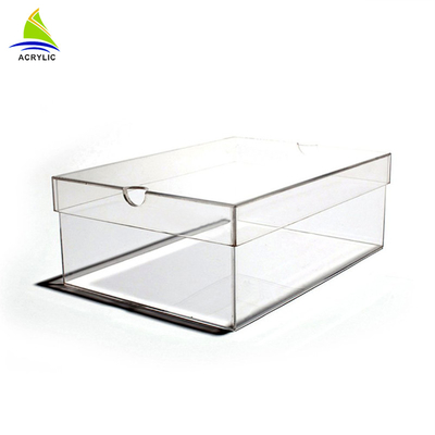 Fertigen Sie kleines Dia-Acrylschaukarton-Quadrat geformtes umweltfreundliches besonders an