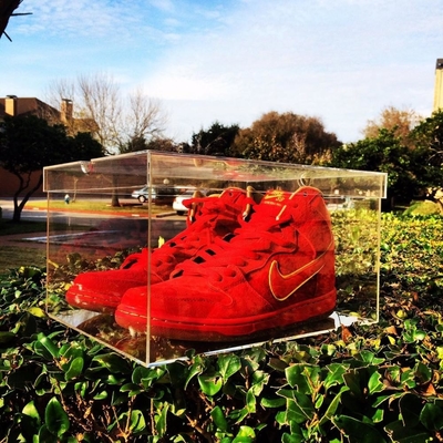 Fördernde große Acrylturnschuh-Schaukarton-/Nike-Acrylausstellungsstände