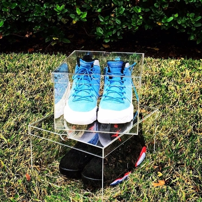 Fördernde große Acrylturnschuh-Schaukarton-/Nike-Acrylausstellungsstände