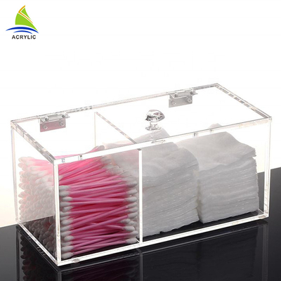 1L klären Baumwollauflage und Q - Spitzen-Organisator-Baumwollacrylputzlappen-Halter