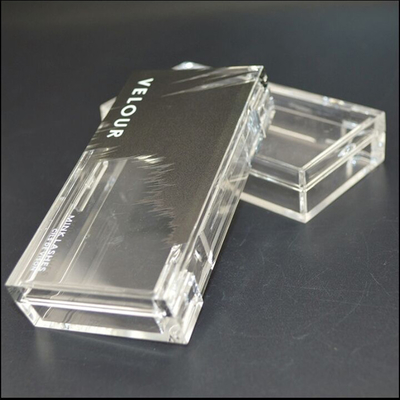 Modernes kleines Acrylwimper-Magazin, Wimper-Einkommen
