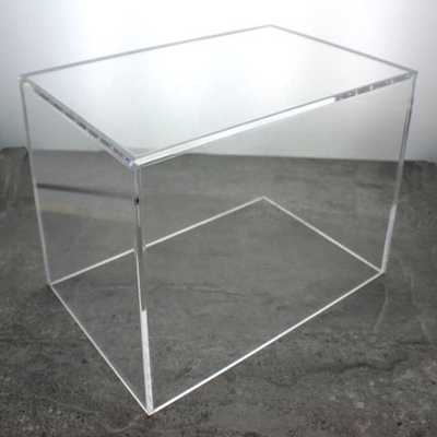 5 bewegt Seitenverkleidung 12x12x18 5mm Acryl-Schaukarton mit Logo-Drucken Schritt für Schritt fort