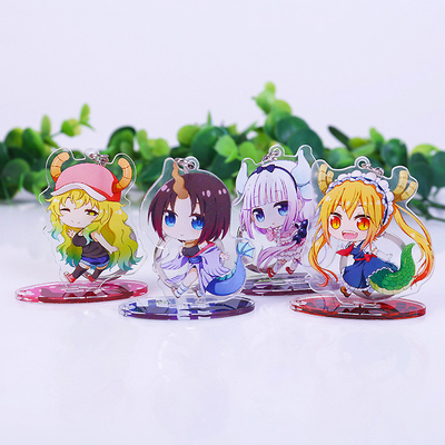 Kundenspezifische Acryl- Countertop-Einkommen-Stehplatzinhaber Anime-Zahl Druck- Acryl-Keychain