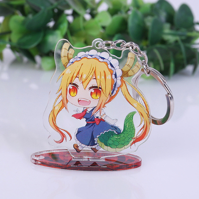Kundenspezifische Acryl- Countertop-Einkommen-Stehplatzinhaber Anime-Zahl Druck- Acryl-Keychain