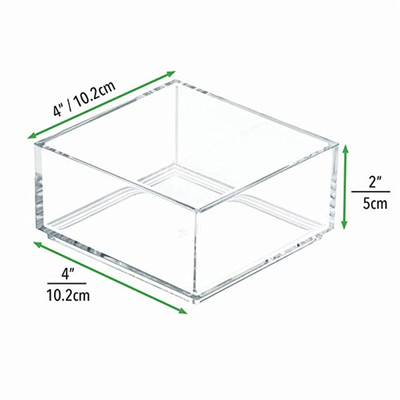 Kundengebundene klare Acrylbroschüren-Halter des Lucite-4x6/Papier-klebriger Notizblock-Halter
