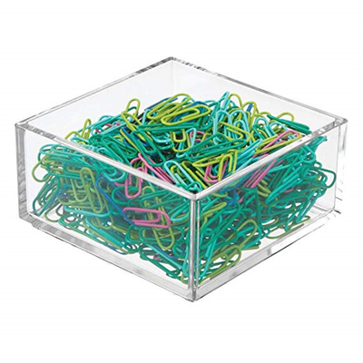 Kundengebundene klare Acrylbroschüren-Halter des Lucite-4x6/Papier-klebriger Notizblock-Halter